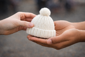 Giving a little hat